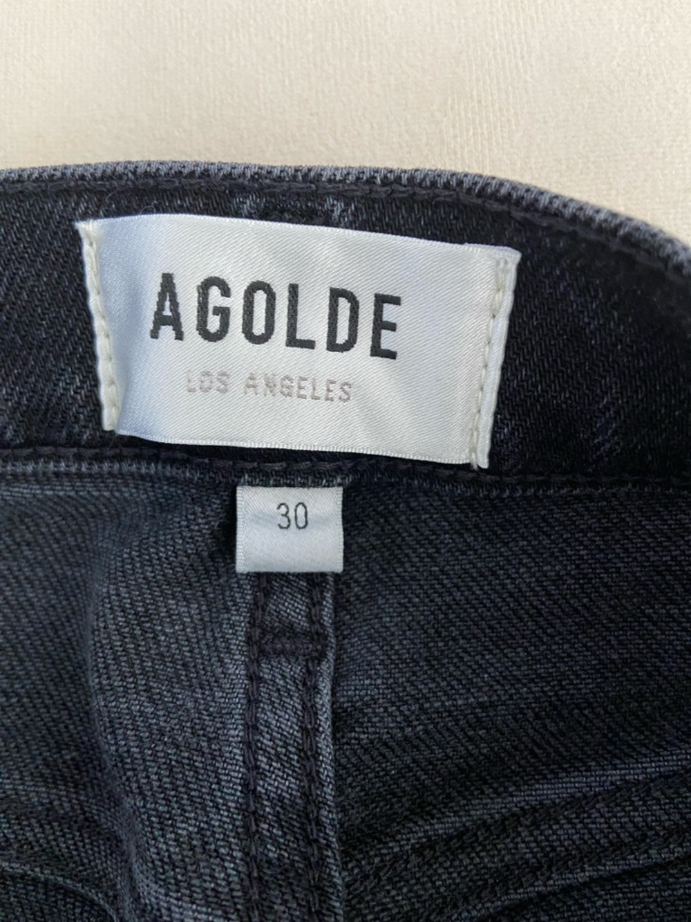 Women’s AGolde REN in black wash - Picture 4 of 5